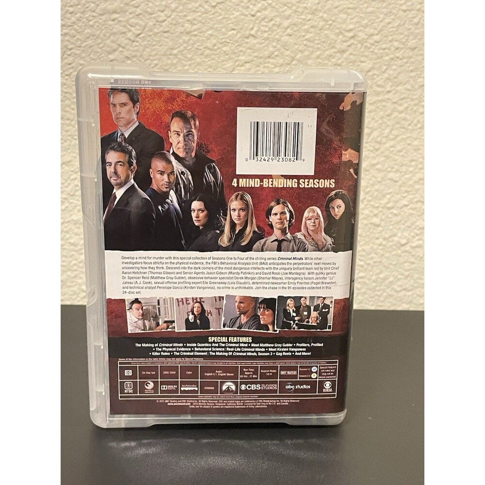 CBS Television Studios Criminal Minds Seasons 1-4 DVD Box Set Special Features - Picture 4 of 5